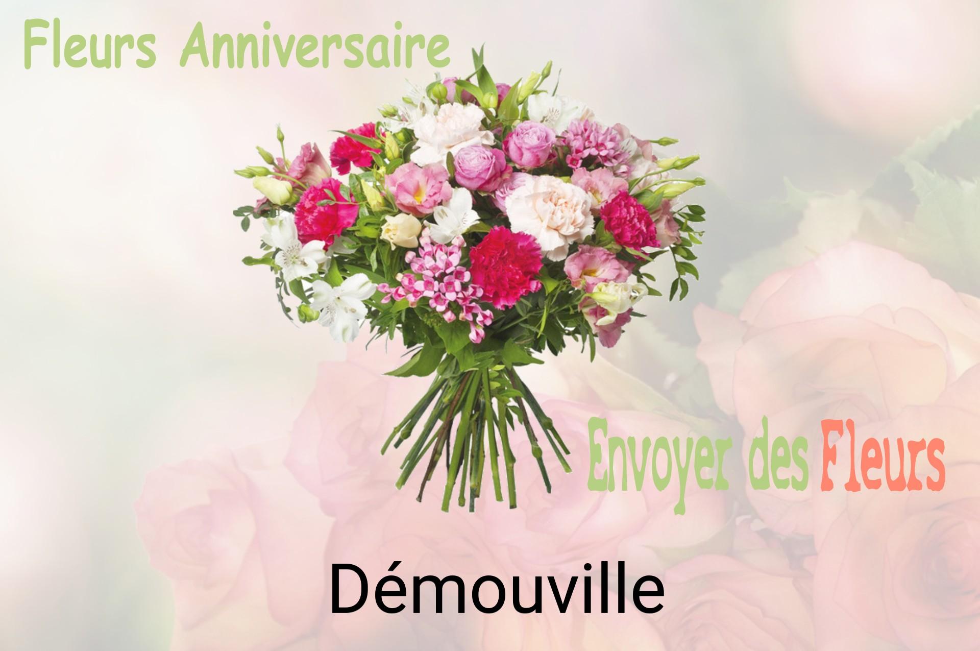 Bouquet de fleurs d’anniversaire livré à Démouville