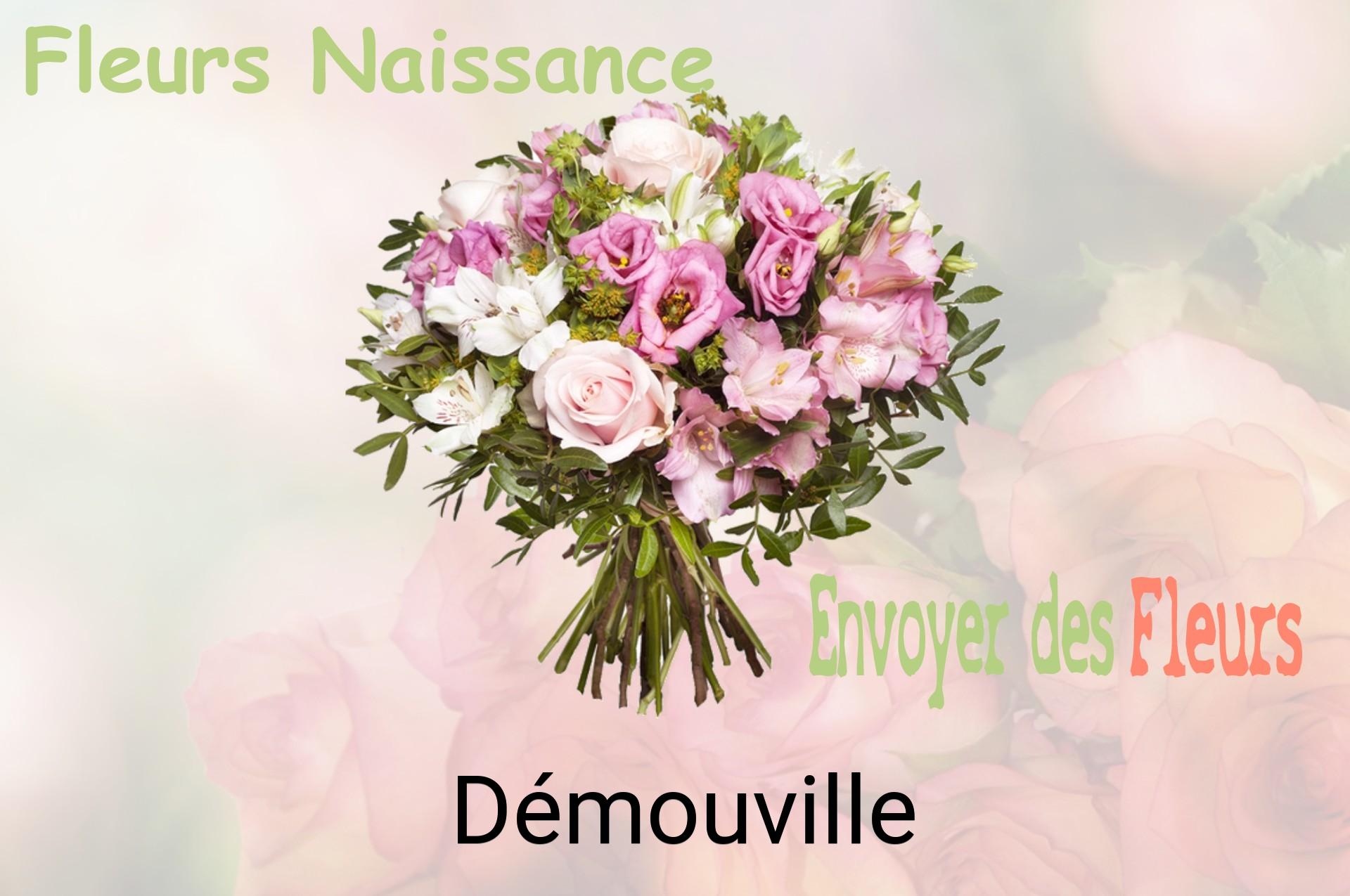 Bouquet de fleurs de naissance livré à Démouville